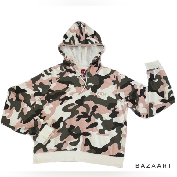 Guess hoodie top ( fit M-L ) - Picture 1 of 7